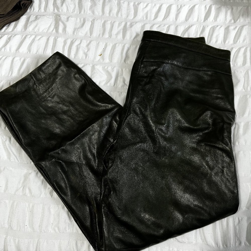 Women's Vintage Escada Sport Leather Pants
